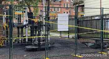 Small playground in east-end Toronto set ablaze for 2nd time in 4 years - Global News