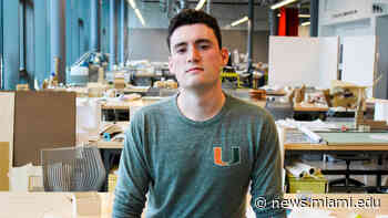 Architecture graduate will soon begin to build his dream career - University of Miami