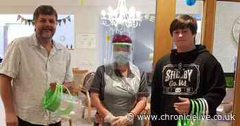 County Durham father and son create hundreds of face masks for coronavirus frontline workers - Chronicle Live