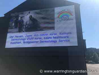 Bridgewater Healthcare brightens Fennel Street with giant thank you messages