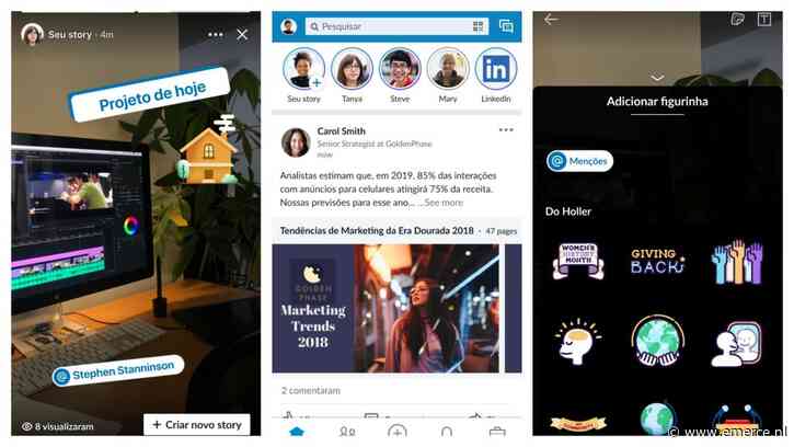 LinkedIn test Stories functie in Nederlandse app