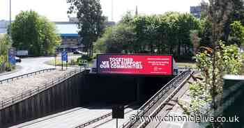 PPE map campaign showing areas of greatest need to be shared on big screen