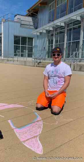 Photos: Colourful chalk drawings take over Steveston boardwalk - Richmond News