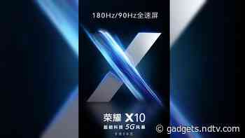 Honor X10 5G Alleged Pricing and Storage Variants Tipped, 90Hz Refresh Rate Display Confirmed