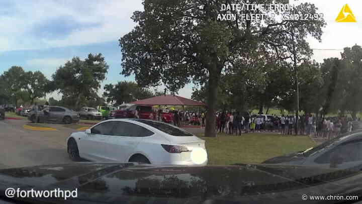 Police video shows chaos in Texas park as gunshots erupt