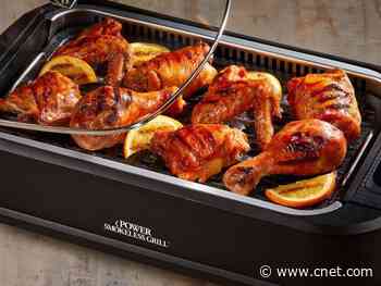 Save $50 on a smokeless indoor electric grill for dad     - CNET