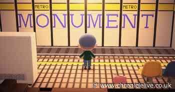 An artist made Monument Metro Station on Animal Crossing