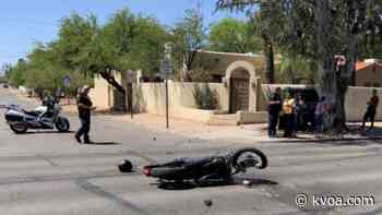 Police investigate motorcycle, vehicle collision