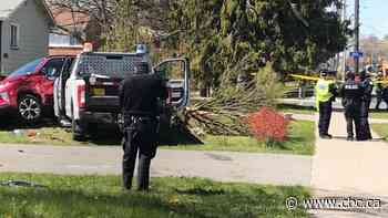 Woman killed after City of Toronto pickup truck slams onto Scarborough sidewalk