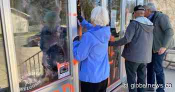 Man arrested again for allegedly spray painting more Saskatoon churches, police HQ