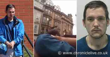 Watch 'appalling' moment lout says he has Covid-19 then coughs on police officer