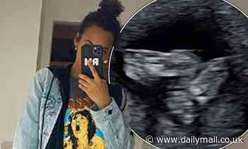 Pregnant Rochelle Humes shares ultrasound scan of her baby boy