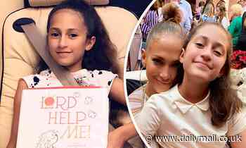Jennifer Lopez's daughter Emme, 12,  authored an upcoming children's book Lord Help Me