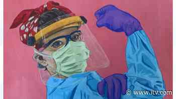 Painting by talented Cardiff teenager celebrating NHS attracts widespread praise - ITV News