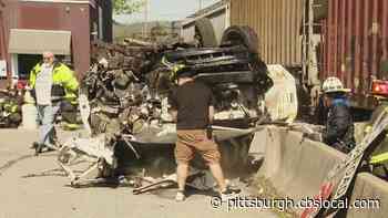 Train Demolishes Van After Crash In Cheswick
