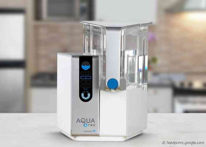 AquaTru Connect  4 stage water purifier passes $220,000 via Kickstarter