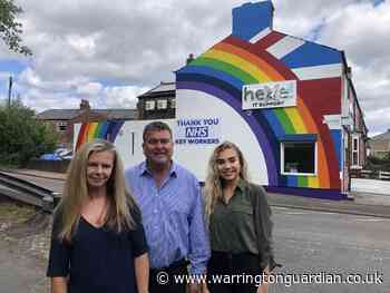 Hexel on Wash Lane gets rainbow mural for NHS workers