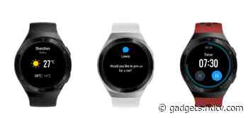 Huawei Watch GT 2e Pre-Orders Open From Midnight Tonight in India: All Details