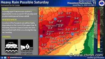 Flash flooding risk for Houston this weekend, meteorologists say