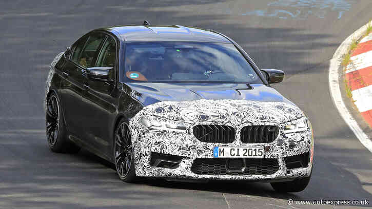 New 2020 BMW M5 facelift spied testing at the Nurburgring