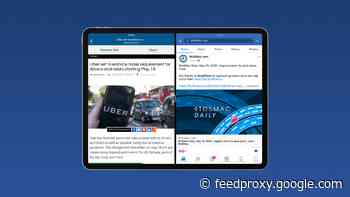 Facebook app for iPadOS updated with Split View and Slide Over multitasking support
