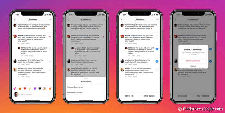 Instagram iOS update brings bulk comment deleting, control for who can mention or tag you
