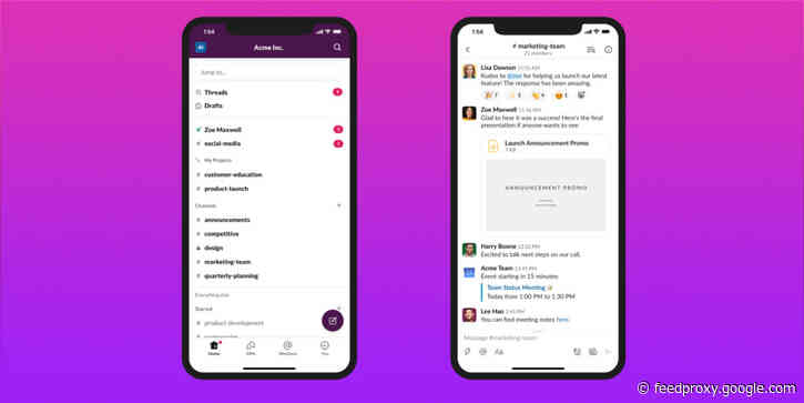 Slack for iOS gets major redesign with bottom bar UI including tabs for DMs, mentions, more