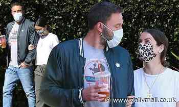 Ben Affleck and Ana de Armas wear face masks in Los Angeles