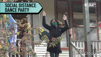 Join this block's social distance dance party