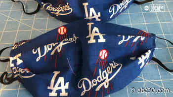 Dodgers masks made by Parkinson's patient to fight back against the disease and support coronavirus protection