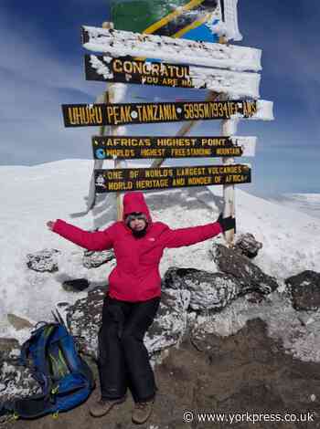 Sarah in bid for Community Pride award after Kilimanjaro trek
