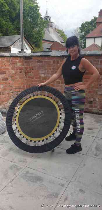 Online trampoline fitness classes in Warrington help raise £50k for NHS - Warrington Guardian