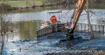 Flood prevention work at Tamworth beauty spot continues with social distancing
