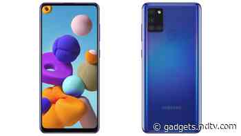 Samsung Galaxy A21s Launched With Quad-Cameras, 5,000 mAh Battery: Price, Specifications
