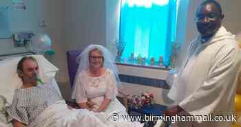 Coronavirus can't stop true love, couple tie the knot at Walsall Manor Hospital