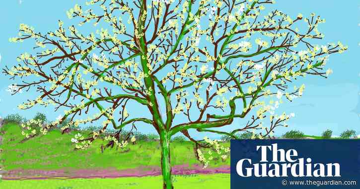 Hockney invites budding artists to find joys of spring in lockdown