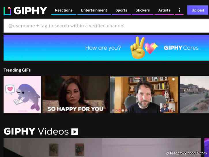 Facebook acquires popular GIF database GIPHY for reported $400 million (FB)