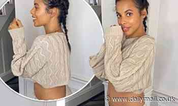 Pregnant Rochelle Humes starts documenting the growth of her baby bump in adorable Instagram snap