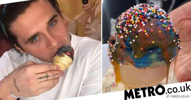 Nicola Peltz dubs Brooklyn Beckham ‘so handsome it hurts’ as they get ice cream together