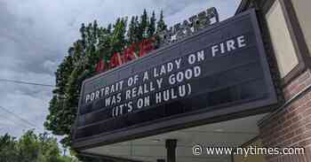 With Movie Theaters Closed, Marquees Go Viral