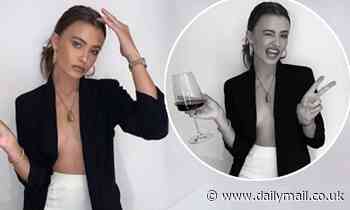 Natalya Wright, 19, sets temperatures soaring as she goes braless