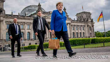 Unbekannte stellen Grabstein vor Merkels Wahlkreisbüro auf