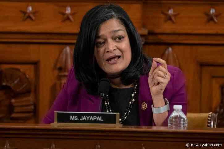 Congressional Progressive Caucus co-chair Pramila Jayapal says Democrats&#39; coronavirus relief bill &#39;fails to match the scale of this crisis&#39;