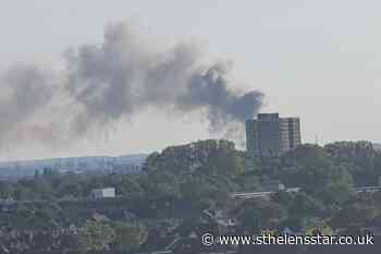 More than 100 firefighters tackle warehouse blaze in east London - St Helens Star