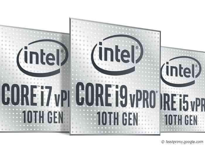 Intel 10th Gen Core vPro processors introduced