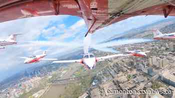 Canadian Forces Snowbirds to fly over Edmonton Friday - CTV News