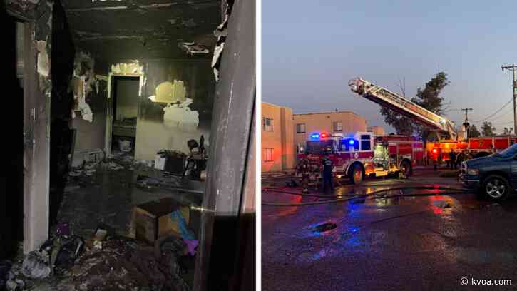 TFD responds to apartment fire near Tucson Botanical Gardens, six residents displaced