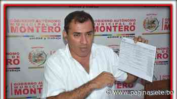 Primera autoridad municipal infectada: El alcalde de Montero da positivo en Covid-19 - Pagina Siete