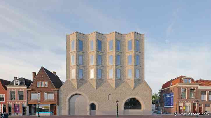 Museum de Lakenhal given redesign and concertina-style pale brick extension