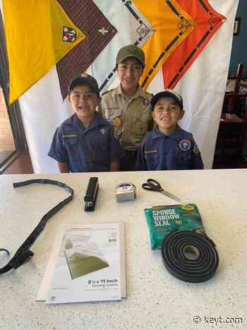 Boy Scouts deliver handmade face masks to Marian Medical Center - KEYT